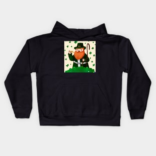 St Patrick Painting Kids Hoodie